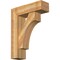 Ekena Millwork Westlake Block Rough Sawn Bracket w/ Offset Brace, Western Red Cedar, 8"W x 26"D x 34"H BKT0806X26X34WTL05RWR - alternate 1